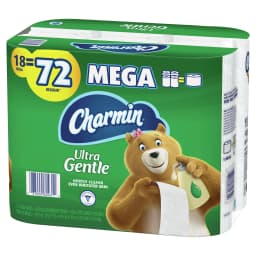 Charmin Ultra Gentle Toilet Paper, 18 Mega Roll - Thumbnail 10