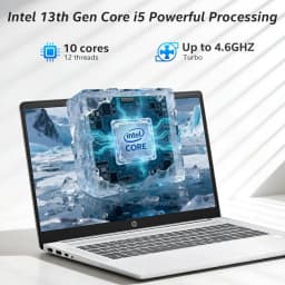HP 17t Business Laptop Computer, 17.3" FHD Anti-Glare Display, Intel 10-Core i5-1334U, 32GB RAM + 1TB SSD - Thumbnail 4