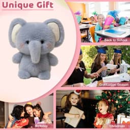 Oioii Oioii Animals Plush Stuffed, Cute little pigs,little elephantsPlush Toys, Stuffed Plush Dolls, Christmas/Birthday Gift - Thumbnail 7