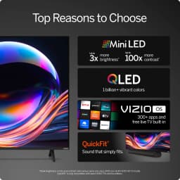 VIZIO 55” Mini LED Quantum 4K QLED HDR Smart TV (NEW 2026) VQM55C-10 - Thumbnail 4