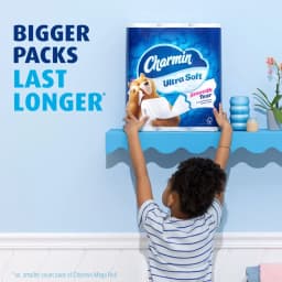 Charmin Ultra Soft Toilet Paper 24 Mega Rolls, 224 Sheets Per Roll - Thumbnail 10