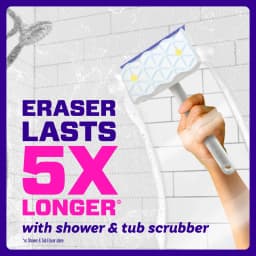 Mr. Clean Magic Eraser Sponge, Shower & Tub Cleaner, Lemon, 3 Count - Thumbnail 6