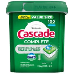 (2 pack) Cascade Complete Action Pacs, Dishwasher Detergent, Fresh, 100 Count - Thumbnail 10