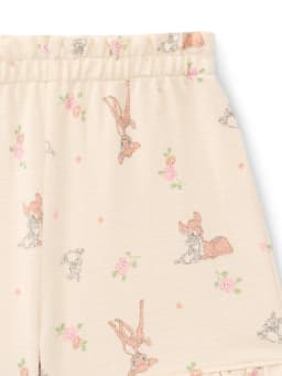 Bambi Baby Girls Faun Friends Textured Knit Top and Ruffle Shorts Set, 2-Piece, Sizes 0M-24M - Thumbnail 7