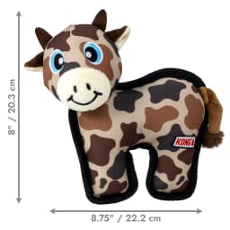 KONG® Ballistic® Cow Squeaker Dog Toy, Medium, for Dogs Between 15-35 lbs - Thumbnail 5