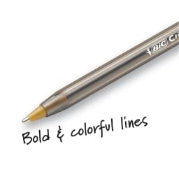 BIC Cristal Xtra Bold Fashion Ballpoint Pen, Medium Point (1.6mm), Assorted Colors, 24 Per Pack, 2 Packs - Thumbnail 5