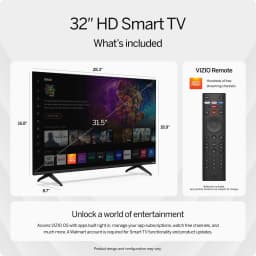 VIZIO 32” Class HD 720p LED Smart TV (VHD32M-08) - Thumbnail 3
