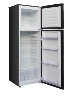 Arctic Chef 10 Cu. ft. Retro Refrigerator, Top Mount Apartment-Size Fridge, Black - Thumbnail 5