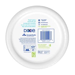 Dixie Disposable Paper Plates, 6.8", Multi-Color, 50 Count - Thumbnail 7