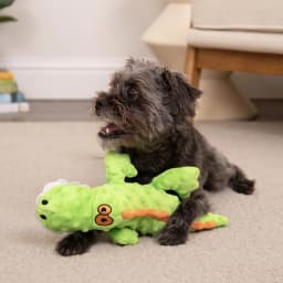 goDog Gator Plush Toy for Dogs with Chew Guard Technology for Stronger & Longer Play, Soft & Durable with Built-In Squeaker, Green, Large - Thumbnail 5