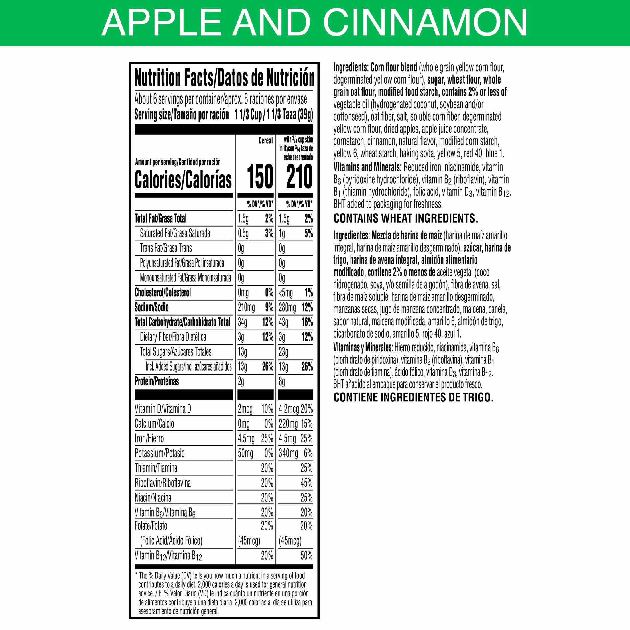 Kellogg's Apple Jacks Original Breakfast Cereal, 15g Whole Grains, 8.9 oz - Thumbnail 7