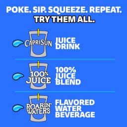 Capri Sun Flavored with Other Natural Flavor Juice Drink Blend, 30 Pouches, for School Lunches and On-the-Go Hydration, Fruit Punch, Strawberry Kiwi - Thumbnail 6