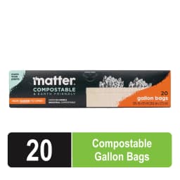 (3 pack) Matter Compostable Gallon Food Storage Bags, 20 Count - Thumbnail 2