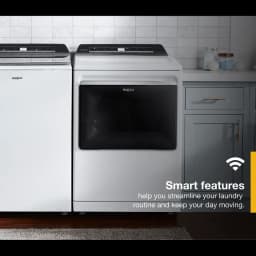 Whirlpool 7.4 cu. ft. Top Load Electric Dryer with Advanced Moisture Sensing - WED8127LW - Thumbnail 4