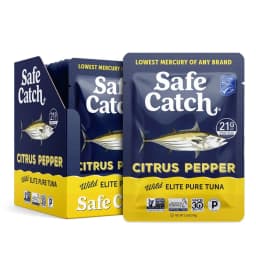 Safe Catch Citrus Pepper Wild Elite Pure Tuna, 2.6 oz Pouch – Citrus Pepper Seasoned Tuna with 21g Protein - Thumbnail 5