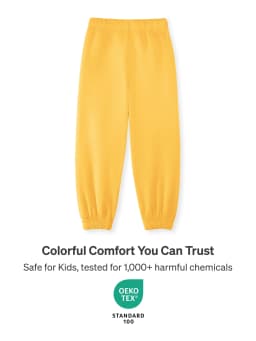 Color Mix by Garanimals Baby & Toddler Fleece Sweatpants, Sizes 0–6T - Thumbnail 7