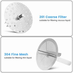 RHEA- 3D Resin Filter Funnel Kit With Strainers + Cleaning Brush + Scouring Pad - Thumbnail 3