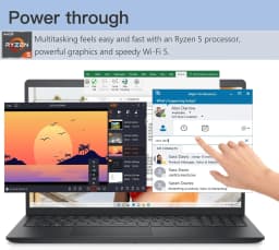 Dell Inspiron 15 Business Laptop, 15.6" FHD Touchscreen Display, AMD Ryzen 5 7530U(>i7-1255U), 16GB RAM, 1TB SSD - Thumbnail 7