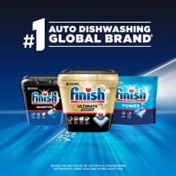 Finish Quantum Dishwasher Pods, No Pre-Rinse Dishwasher Detergent Tabs Soap, Advanced Clean, 27 Count - Thumbnail 7
