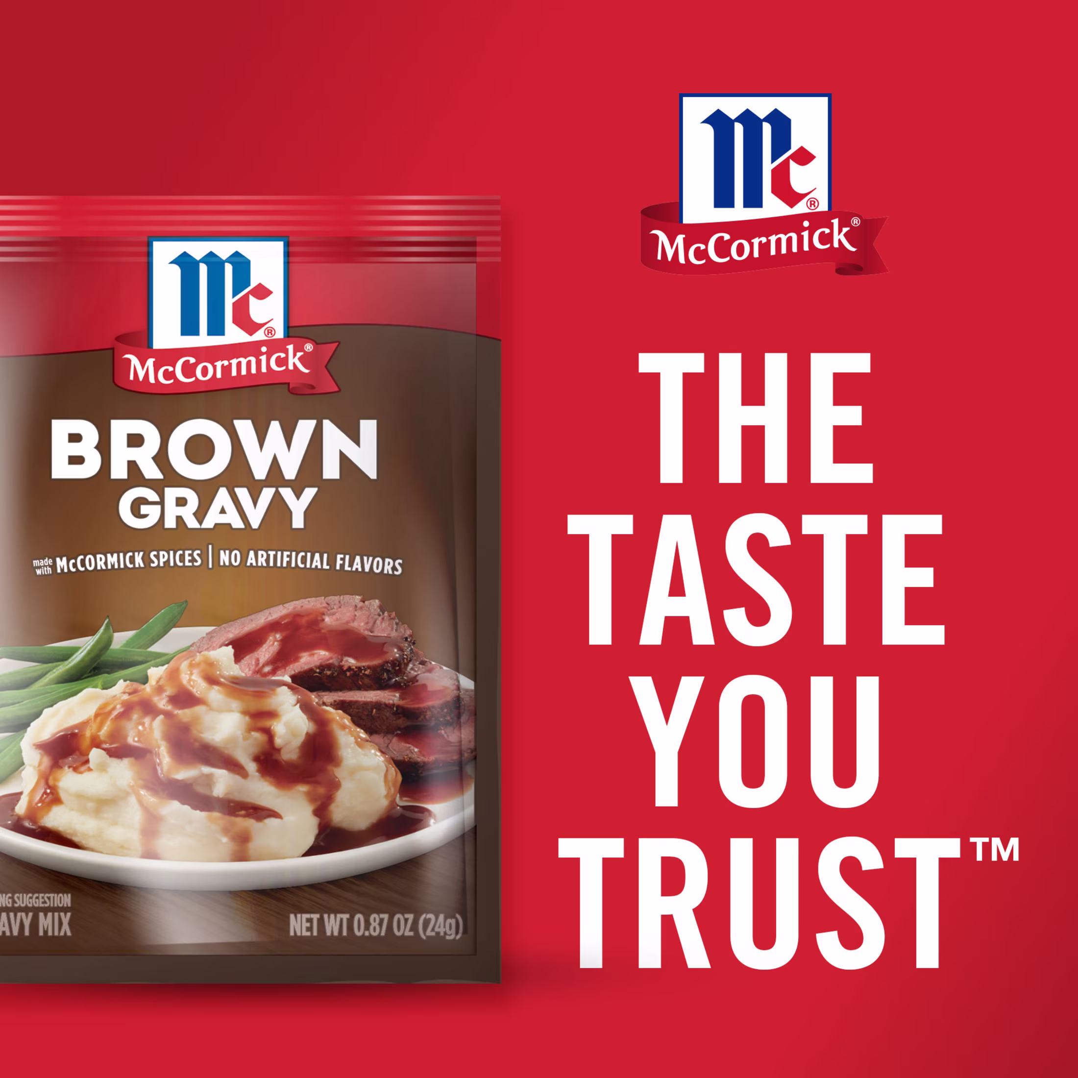 McCormick Brown Gravy Mix, 0.87 oz Packet - Thumbnail 22