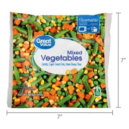 Great Value Mixed Vegetables, 12 oz Steamable Bag (Frozen) - Thumbnail 7