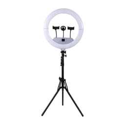 Vivitar Creator Series 18" RGB Foldable Ring Light with Stand, MagSafe-Compatible Phone Mount, Dual USB Charging, Wireless Remote, Adjustable Tripod - Thumbnail 1