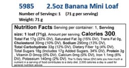 Freshness Guaranteed Mini Banana Nut Creme Cake Loaf, 2.5 oz - Thumbnail 5