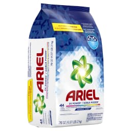 Ariel Laundry Detergent Powder, Original Scent, 70 oz, 44 Loads - Thumbnail 7