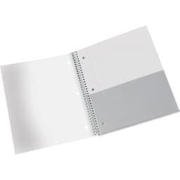 Office Depot® Brand Stellar Poly Notebook, 8-1/2" x 11", 5 Subject, College Ruled, 200 Sheets, Blush - Thumbnail 4
