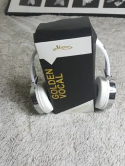 RHEA- Stereo Golden Evogue Headphones - Thumbnail 1