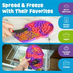Brightkins Pup Cone Lick Mat, Enrichment and Interactive Dog Toys - Thumbnail 4