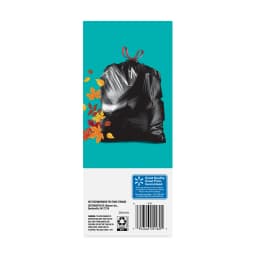 (6 pack) Great Value 39 gal Drawstring Lawn & Leaf Trash Bags, 20 Bags - Thumbnail 7