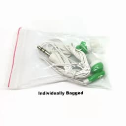 RHEA- Green Stereo Earbud Headphones -Pack - Thumbnail 2