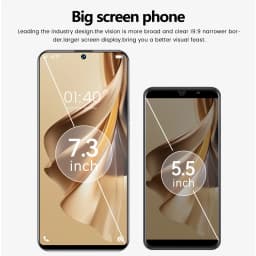 FYTPOV Android Phone, 7.3 Inch Android 13 Smart Phone 16GB Standby 7800mAh Network Mobile Phone, Cell Phones Unlocked - Thumbnail 7