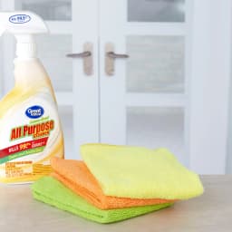 Great Value Multipurpose Microfiber Household Cleaning Cloth, Wipe, 2 Count, Multicolor - Thumbnail 2