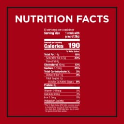 Banquet Family Size Salisbury Steaks and Brown Gravy, 8g Protein per Serving, Frozen Meal, 27 oz - Thumbnail 7