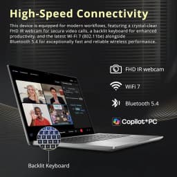 Dell Latitude 7450 Ultra Lightweight 14" FHD+ Business Laptop, 16GB RAM, 1.5TB Storage (512GB SSD+1TB Docking Station) - Thumbnail 5