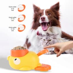 Dog Interactive Slow Feeder, Duck-Shaped Design Iq Training & Bloat Prevention, Adjustable Abs Slow Feeding Toy For Small/Medium Dogs, Reduces - Thumbnail 6