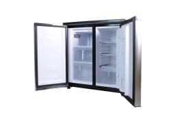 Arctic Chef 5.5 Cu. ft. Side-by-Side 2 Door Refrigerator/Freezer, Stainless Steel - Thumbnail 4