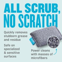 E-Cloth Sponges Bundle, Absorbent and Reusable Multi-Purpose Household Microfiber Cleaning Scrubber, 5 Pcs Set - Thumbnail 2