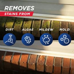 30 SECONDS Outdoor Cleaner, 1 Gallon Concentrate for Concrete Surfaces, Cleans Algae, Mold, Mildew Stains - Thumbnail 4