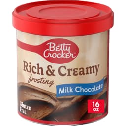 Betty Crocker Rich and Creamy Milk Chocolate Frosting, Gluten Free, 16 oz - Thumbnail 1