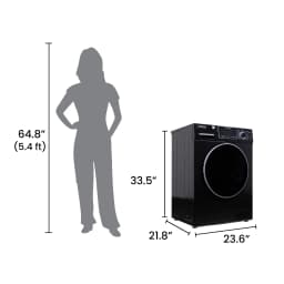 Equator All-in-One 4600 Washer Dryer VENTLESS/VENTED PET Cycle 1.62cf/15lbs 110V - Thumbnail 2