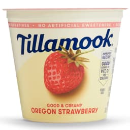 Tillamook Oregon Strawberry Good & Creamy Low Fat Yogurt, 6 oz - Thumbnail 1