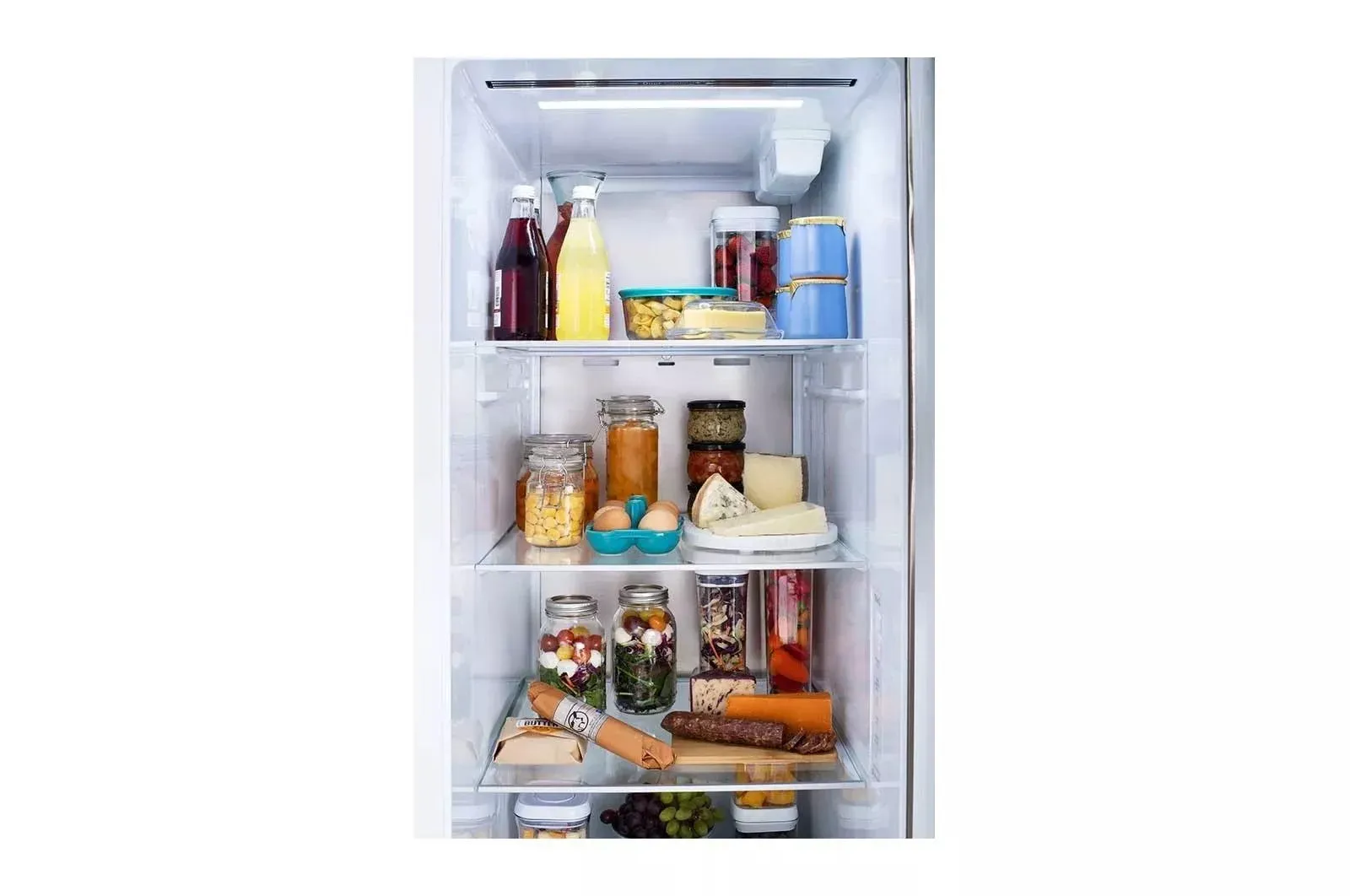 LG LRSOS2706D 27 Cu. Ft. Black Stainless Steel Side-by-Side Smart Refrigerator - Thumbnail 5