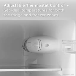 TCL Black Compact Two-Door Refrigerator with Freezer for Dorm, Office & Garage, 3.1 Cu - Thumbnail 6