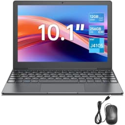 Metal Case Portable Business Mini Laptop Computer Office Travel & Students, Work small Laptop - Grey Laptop - Thumbnail 1