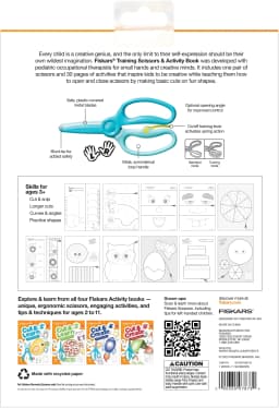 Kids Arts and Crafts Cut & Create Training Scissors & Activity Book, Educational Easter Basket Stuffer (Ages 3+) - Thumbnail 4