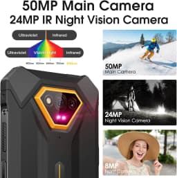 Ulefone Armor X13 Rugged Phone, 12 64GB, 50MP Rear Camera, 24MP Night Vision Camera, Android 15 OS Rugged Smartphone - Thumbnail 2