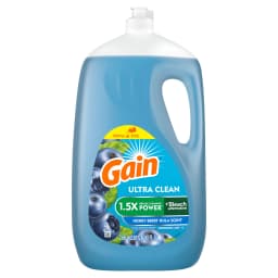 Gain Ultra Dish Washing Liquid Dish Soap, Honey Berry Hula Scent, 90 fl oz - Thumbnail 6